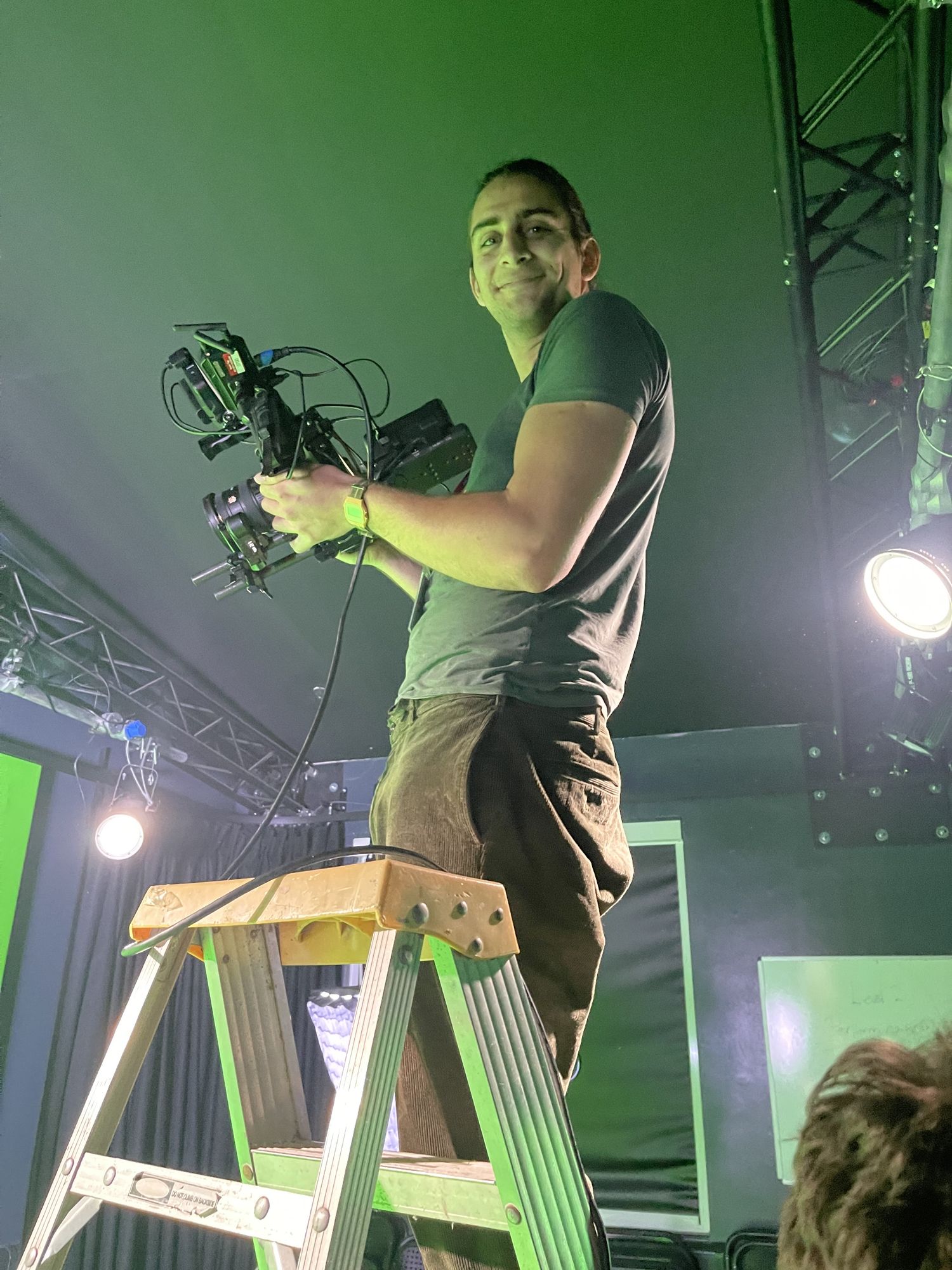Behind the scenes